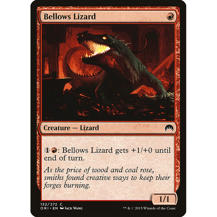 Bellows Lizard | Español | NM | ORI 1