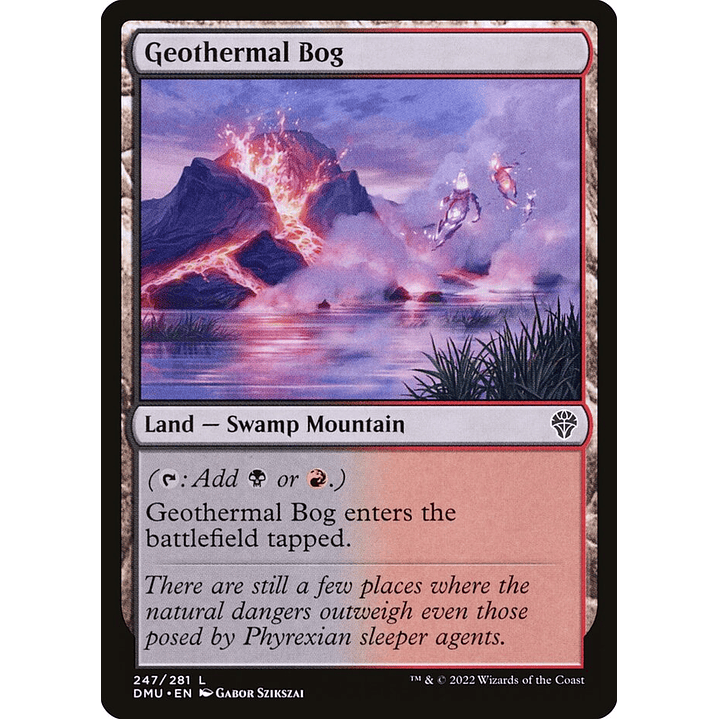 Geothermal Bog | Español | NM | DMU 1