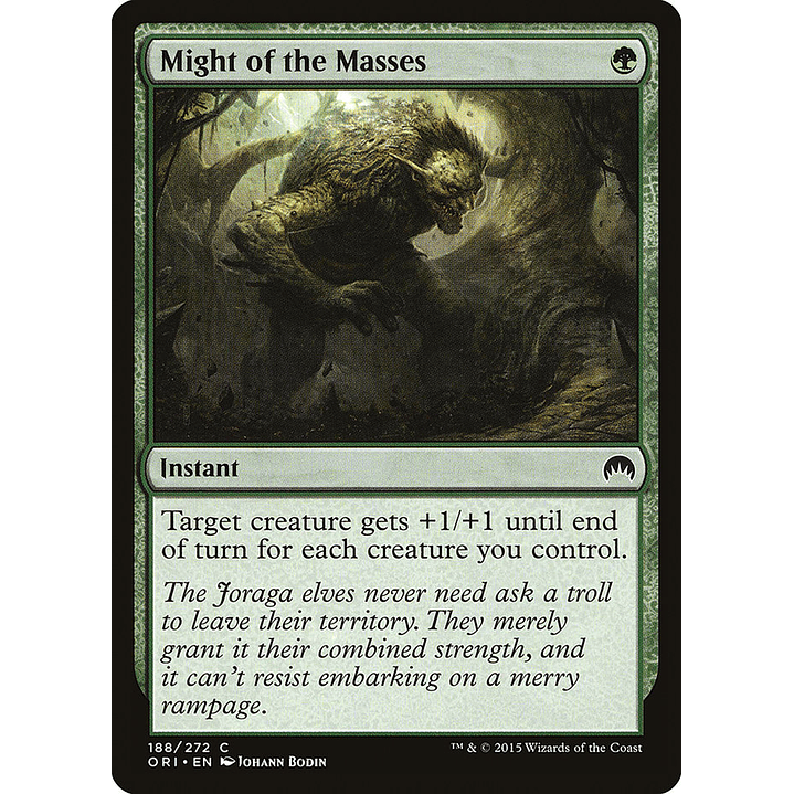 Might of the Masses | Español | NM | ORI 1