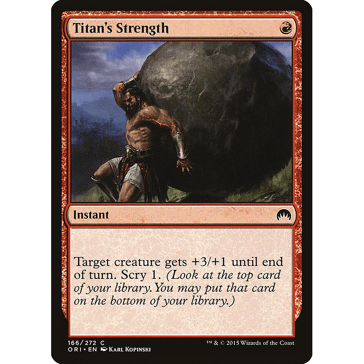 Titan's Strength | Español | NM | ORI 1