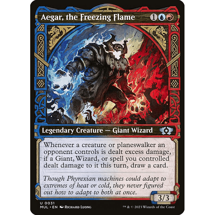 Aegar, the Freezing Flame (Showcase) | Español | NM | MUL 1