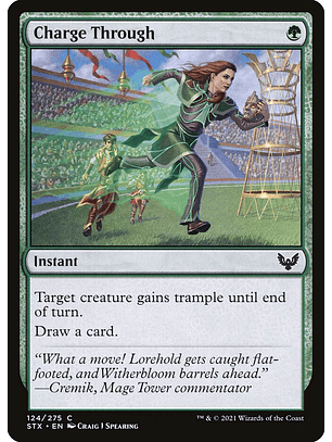 Charge Through | Español | NM | STX