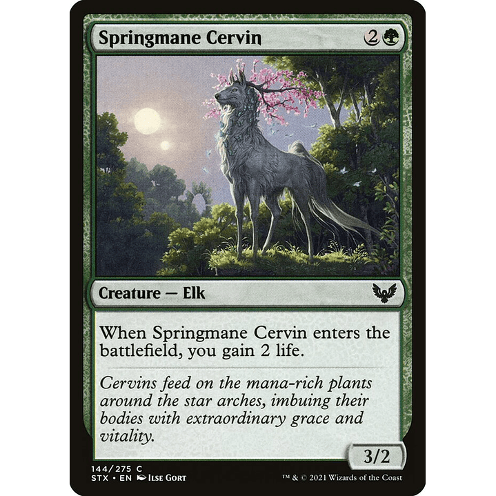 Springmane Cervin | Español | NM | STX 1