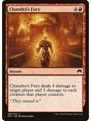 Chandra's Fury | Español | NM | ORI