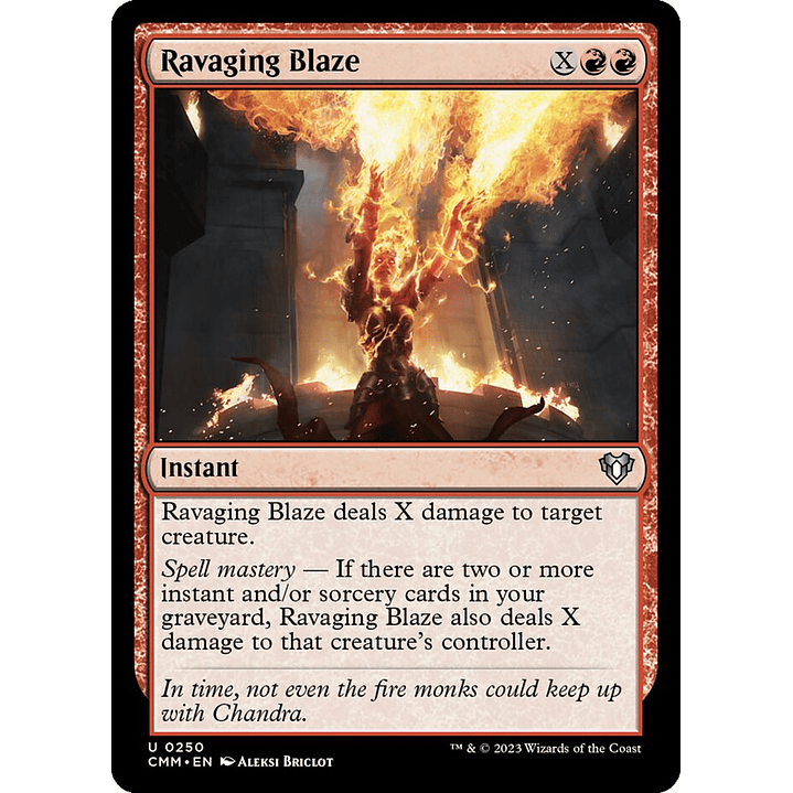 Ravaging Blaze | Inglés | NM | CMM 1