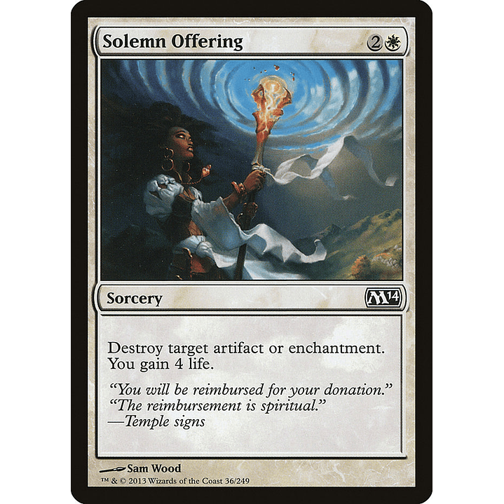 Solemn Offering | Español | NM | M14 1