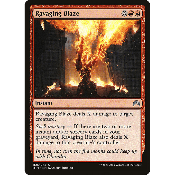 Ravaging Blaze | Español | NM | ORI 1