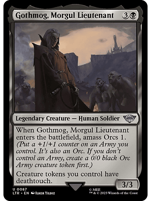 Gothmog, Morgul Lieutenant | Inglés | NM | LTR