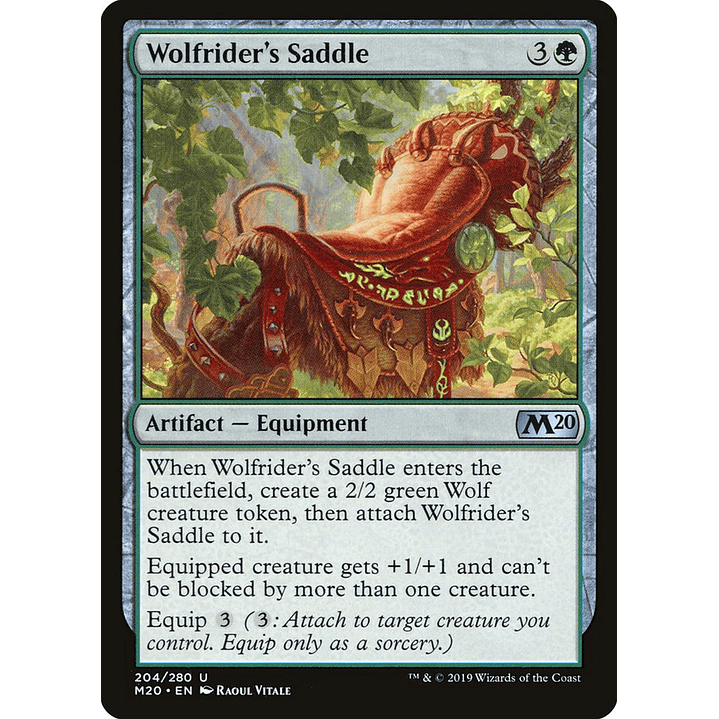 Wolfrider's Saddle | Español | NM | M20 1
