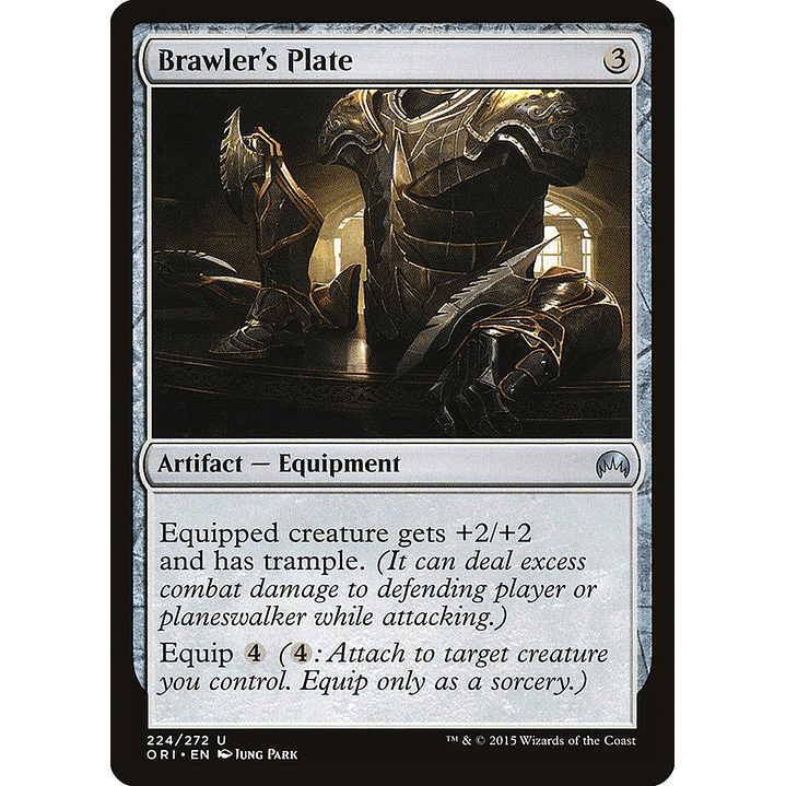 Brawler's Plate | Español | NM | ORI 1
