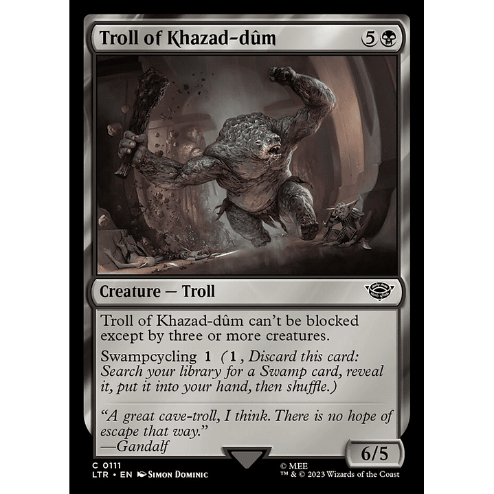 Troll of Khazad-dûm | Inglés | NM | LTR 1