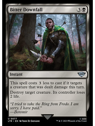 Bitter Downfall | Inglés | NM | LTR