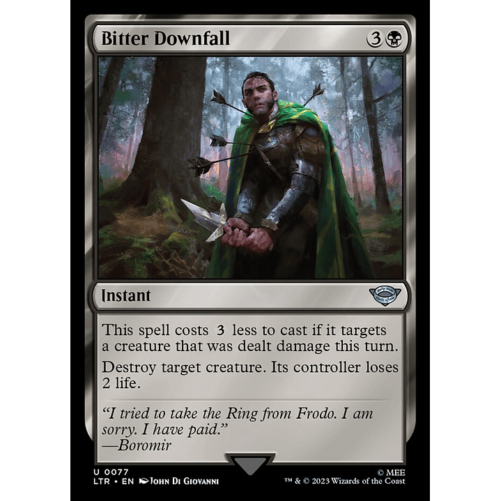 Bitter Downfall | Inglés | NM | LTR 1