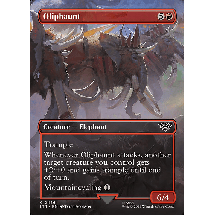 Oliphaunt (Borderless) | Inglés | NM | LTR 1