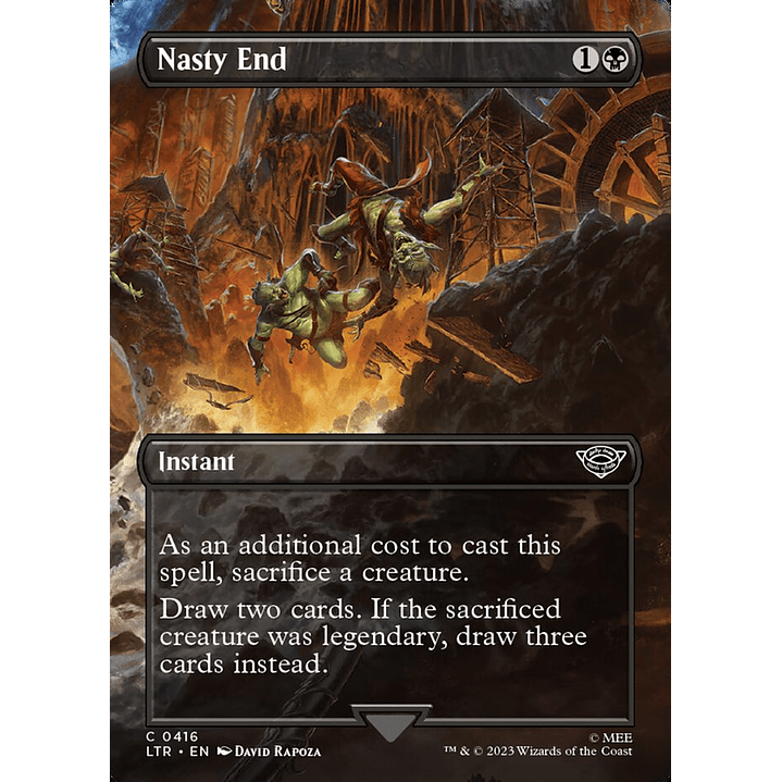 Nasty End (Borderless) | Inglés | NM | LTR 1