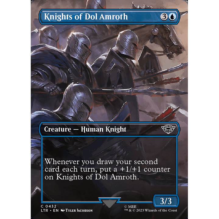 Knights of Dol Amroth (Borderless) | Inglés | NM | LTR 1