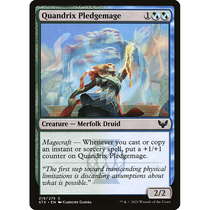 Quandrix Pledgemage | Japonés | NM | STX 1