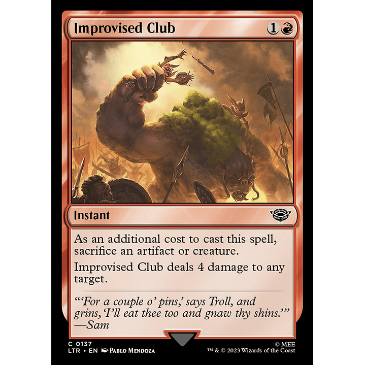 Improvised Club | Español | NM | LTR 1