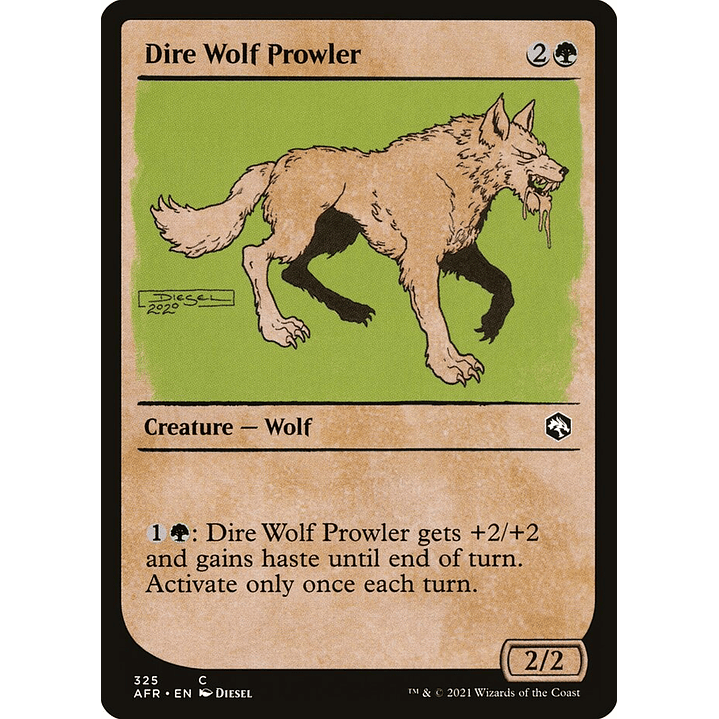 Dire Wolf Prowler (Showcase) | Inglés | NM | AFR 1