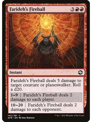Farideh's Fireball | Inglés | NM | AFR
