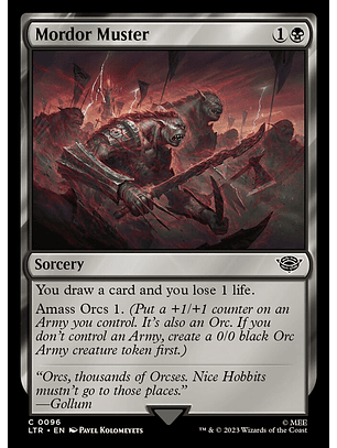 Mordor Muster | Español | NM | LTR