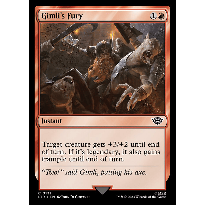 Gimli's Fury | Español | NM | LTR 1