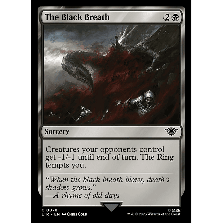 The Black Breath | Español | NM | LTR 1