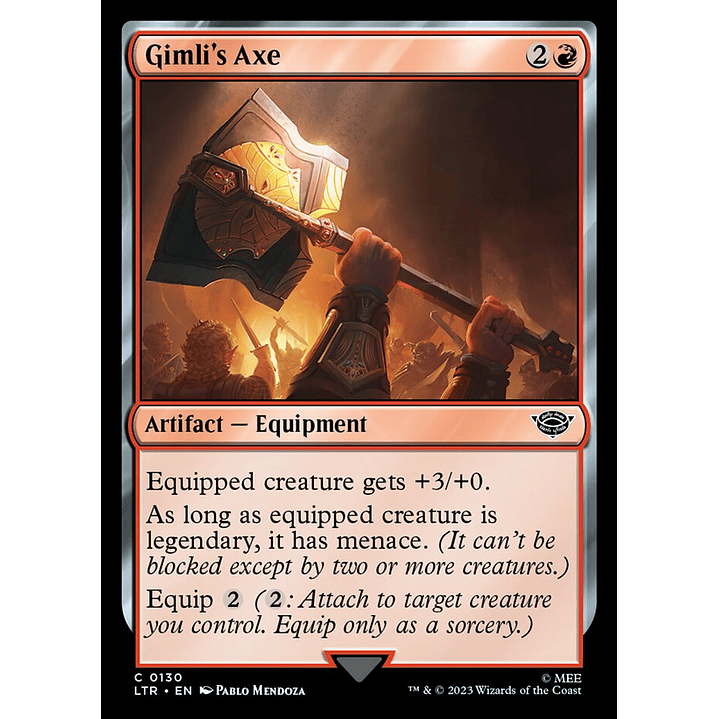 Gimli's Axe | Español | NM | LTR 1