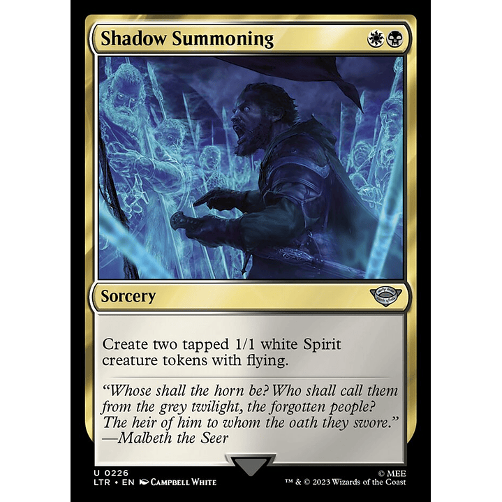 Shadow Summoning | Español | NM | LTR 1