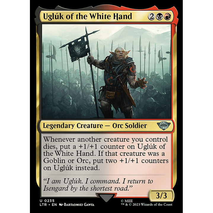 Uglúk of the White Hand | Inglés | NM | LTR 1