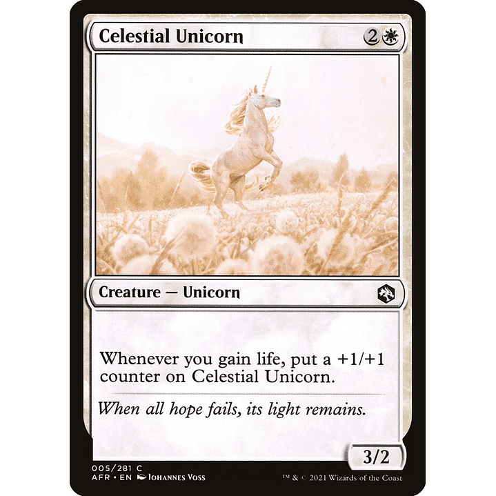 Celestial Unicorn | Inglés | NM | AFR 1