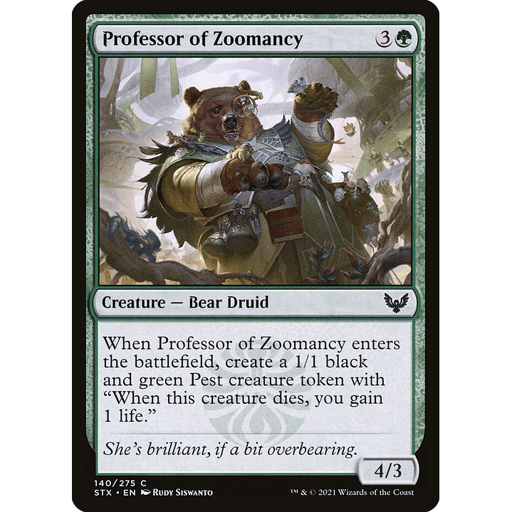 Professor of Zoomancy | Inglés | NM | STX 1