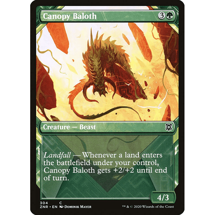 Canopy Baloth (Showcase) | Inglés | NM | ZNR 1