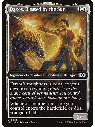 Daxos, Blessed by the Sun (Showcase) | Inglés | NM | MUL