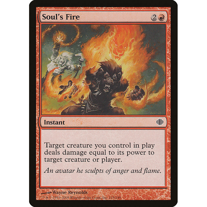 Soul's Fire | Español | NM | ALA 1