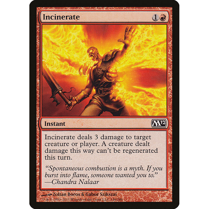 Incinerate | Español | NM | M12 1