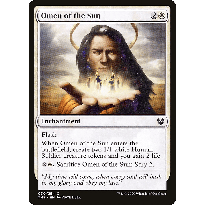 Omen of the Sun | Inglés | NM | THB 1