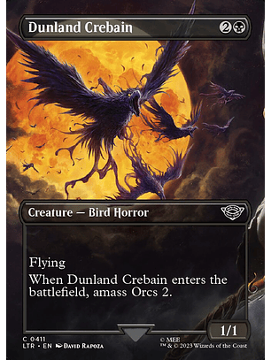 Dunland Crebain (Borderless) | Español | NM | LTR