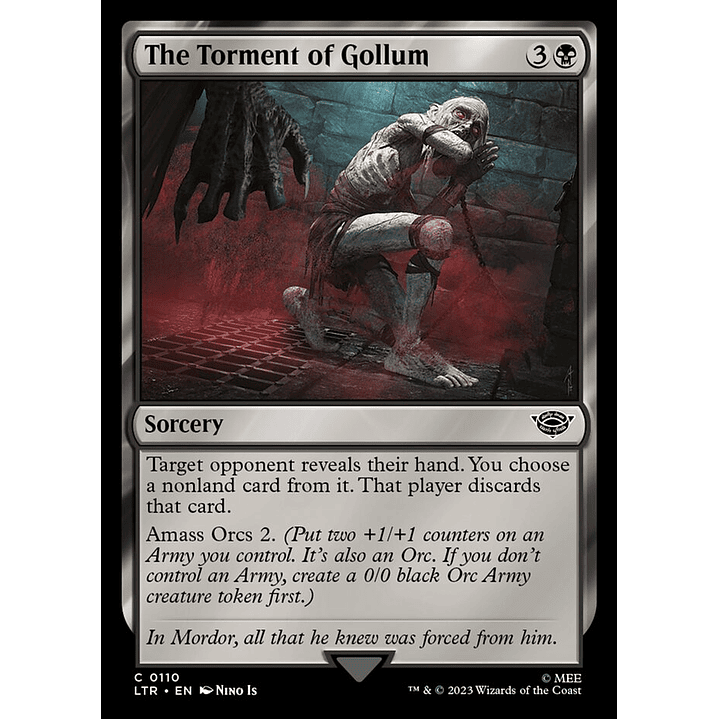 The Torment of Gollum | Español | NM | LTR 1
