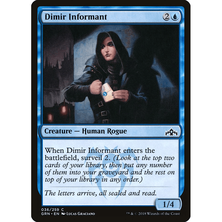 Dimir Informant | Español | NM | GRN 1