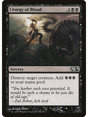 Liturgy of Blood | Español | NM | M14