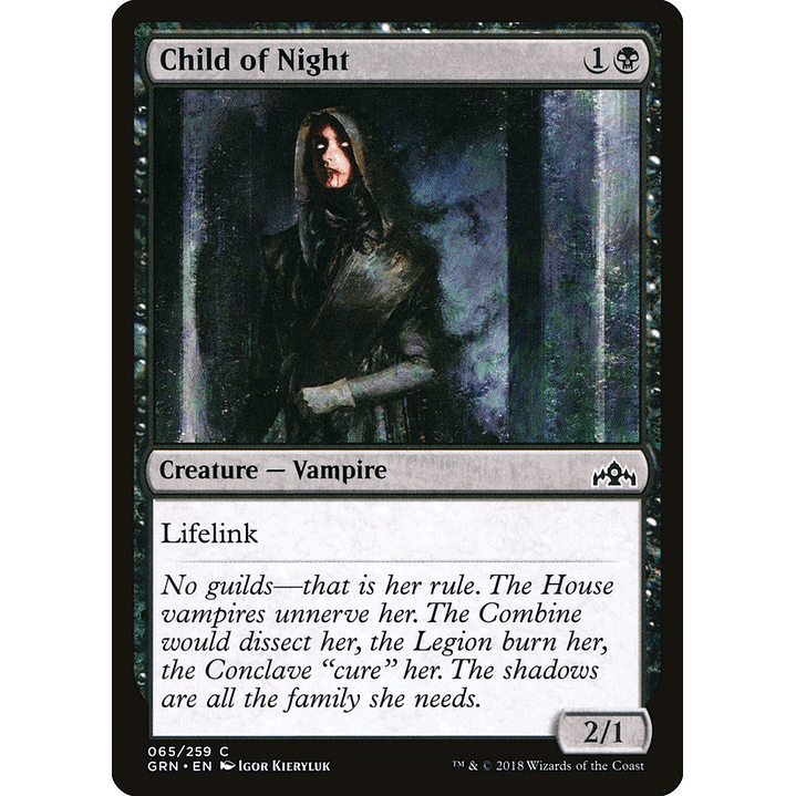 Child of Night | Español | NM | GRN 1