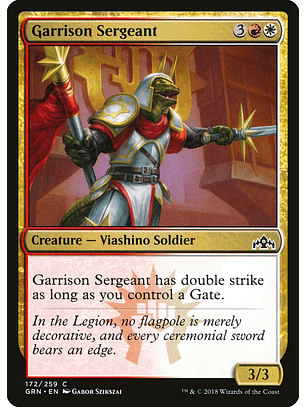 Garrison Sergeant | Español | NM | GRN