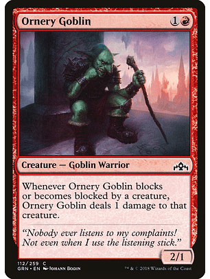 Ornery Goblin | Español | NM | GRN