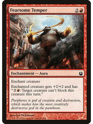 Fearsome Temper | Español | NM | BNG