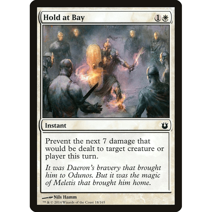 Hold at Bay | Español | NM | BNG 1