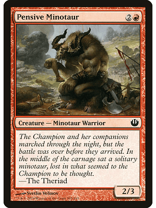 Pensive Minotaur | Español | NM | JOU