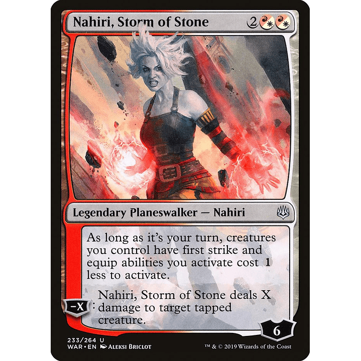 Nahiri, Storm of Stone | Japonés | NM | WAR 1
