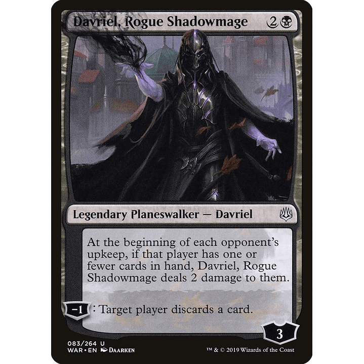 Davriel, Rogue Shadowmage | Japonés | NM | WAR 1