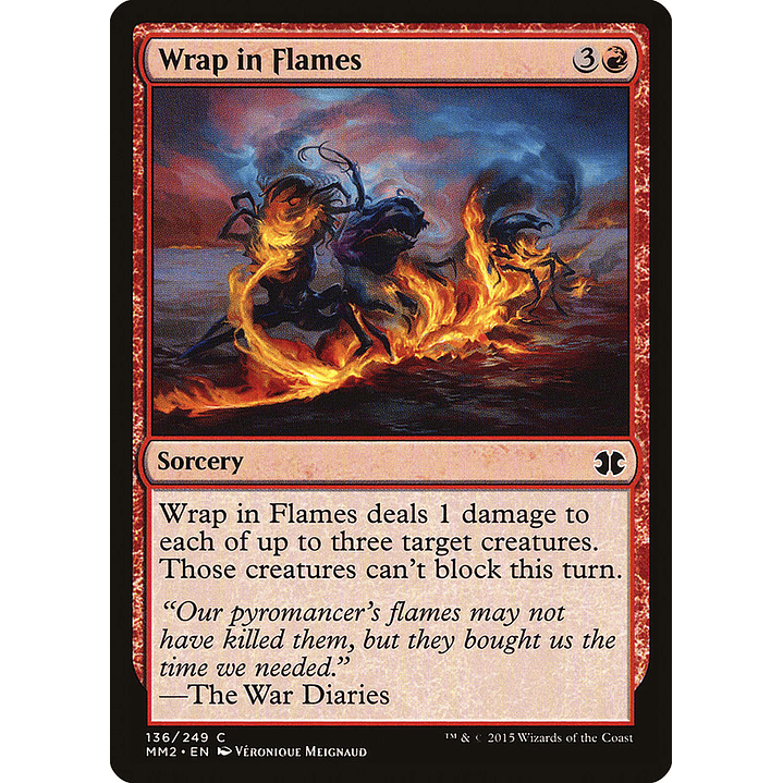 Wrap in Flames | Inglés | NM | MM2 1